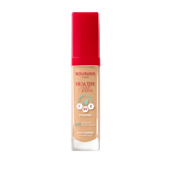 Bourjous Healthy Mix Concealer Korektor rozjaśniający 52,5 Vanilla, 10 ml - obrazek 2