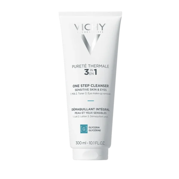 Vichy Laboratoires Purete Thermale 3 w 1 preparat do demakijażu twarzy i oczu, 300 ml - obrazek 2
