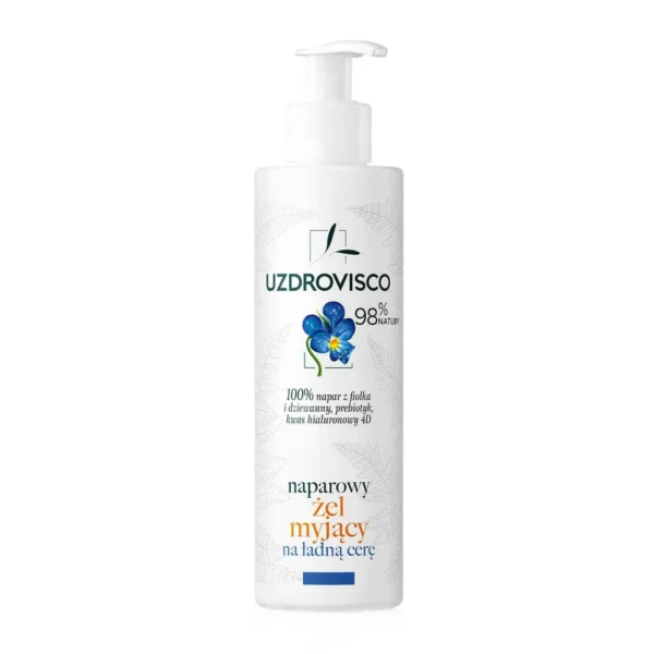 Uzdrovisco Fiołek naparowy żel myjący na ładną cerę, 200 ml