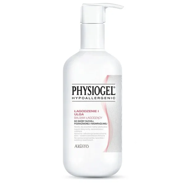 Physiogel Łagodzenie i Ulga Balsam łagodzący do skóry suchej, podrażnionej i nadwrażliwej, 400 ml
