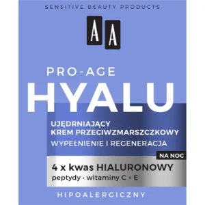 AA Pro-Age Hyalu ujędrniający krem przeciwzmarszczkowy do twarzy na noc, 50 ml