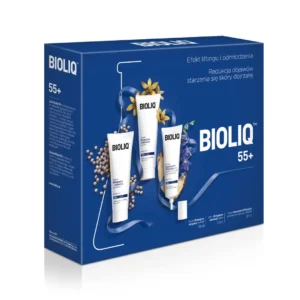 Bioliq 55+ zestaw krem na noc, 50 ml + krem na dzień, 50 ml + krem do powiek, 30 ml