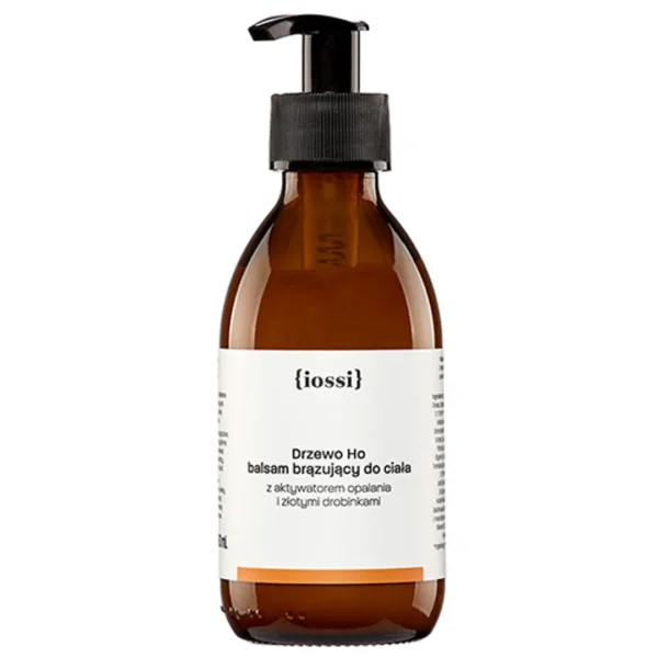Drzewo Ho Balsam brązujący do ciała z aktywatorem opalania i złotymi drobinkami, 190 ml