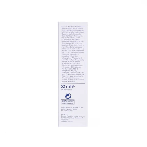 Ziaja Jagody Acai krem na dzień ochronno-łagodzący SPF 10, 50 ml - obrazek 3