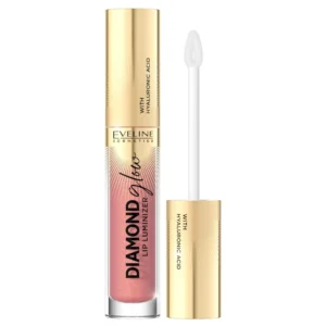 Eveline Cosmetics Diamond Glow Lip Luminizer błyszczyk z kwasem hialuronowym nr 04, 4,5 ml