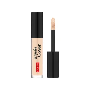 PUPA Wonder Cover korektor mocno kryjący 002 Light Beige, 4,2 ml