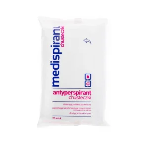 Medispirant chusteczki antyperspirant, 20 sztuk