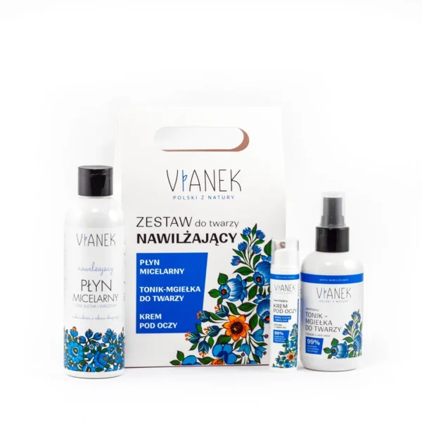 Vianek zestaw nawilżający do twarzy (torebka) 200 ml + 150 ml + 15 ml - obrazek 3