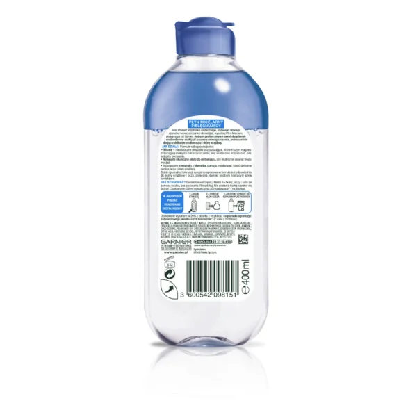 GARNIER płyn micelarny do twarzy pielęgnujący, 400 ml - obrazek 3