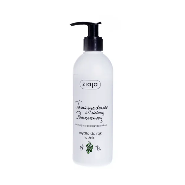 Ziaja Tamaryndowiec z zieloną pomarańczą mydło do rąk w żelu, 270 ml - obrazek 2