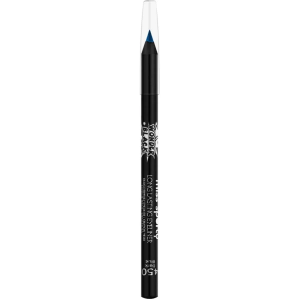 Miss Sporty Wonder Black holograficzna kredka do oczu, nr 450 Dark Blue, 1,2 g