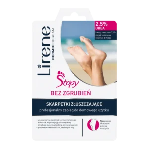 Lierene skarpetki złuszczające do stóp, 225 g
