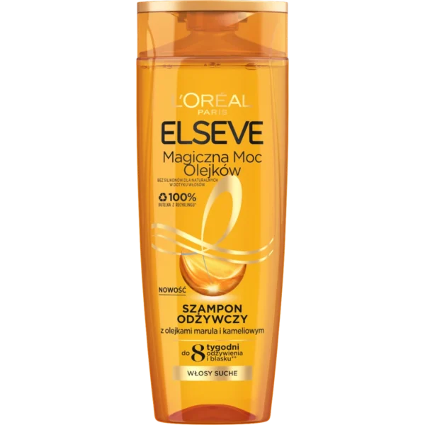 L`Oreal Paris Elseve Magiczna moc olejków szampon odżywczy do włosów, 400 ml