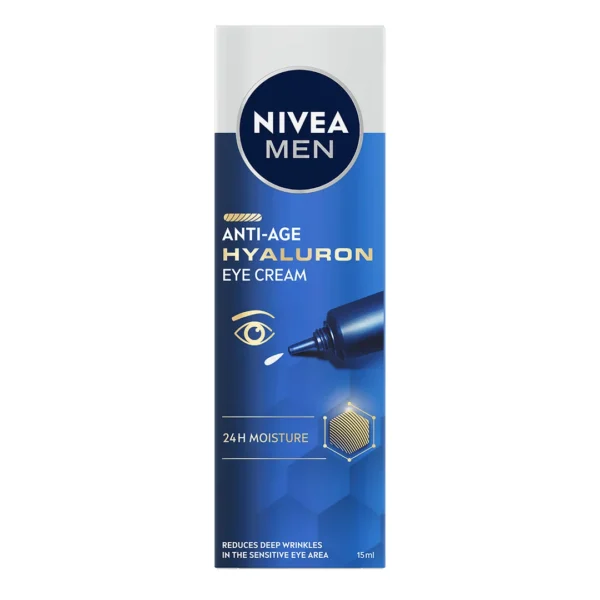 Nivea Men Hyaluron Anti-Age krem pod oczy przeciwzmarszczkowy, 15 ml
