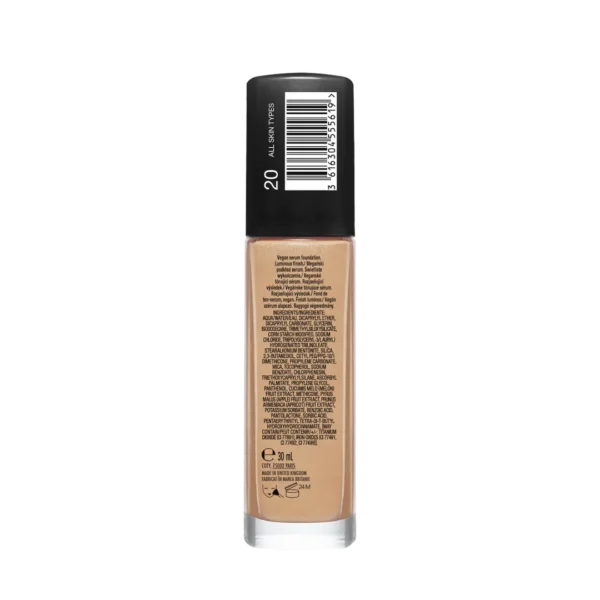 Miss Sporty Naturally Perfect Podkład-serum nr 20, 30 ml - obrazek 3