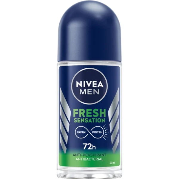 Nivea Men Fresh Sensation Roll-on antiperspirant w kulce dla mężczyzn, 50 ml