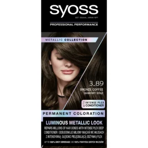 Syoss Permanent Coloration farba do włosów trwale koloryzująca 3-89 kawowy brąz
