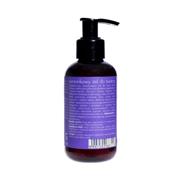 Sylveco żel tymiankowy do mycia twarzy, 150 ml - obrazek 3