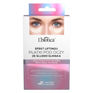 L'Biotica odmładzające płatki pod oczy ze śluzem ślimaka, 6 szt.