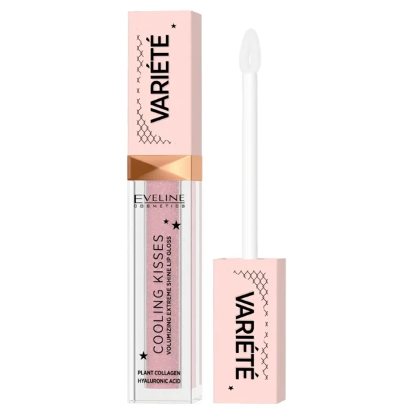 Eveline Cosmetics Variété błyszczyk zwiększający objętość ust z efektem chłodzącym nr 02, 6,8 ml