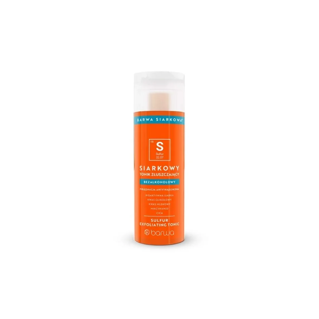 Barwa Siarkowa Siarkowy tonik złuszczający bezalkoholowy, 200 ml