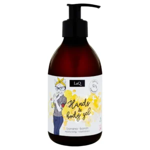 LaQ Hands & Body Gel nawilżający żel do mycia rąk i ciała Banan, 300 ml