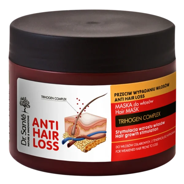 Dr. Santé Anti Hair Loss Przeciw wypadaniu włosów maska stymulująca wzrost włosów, 300 ml