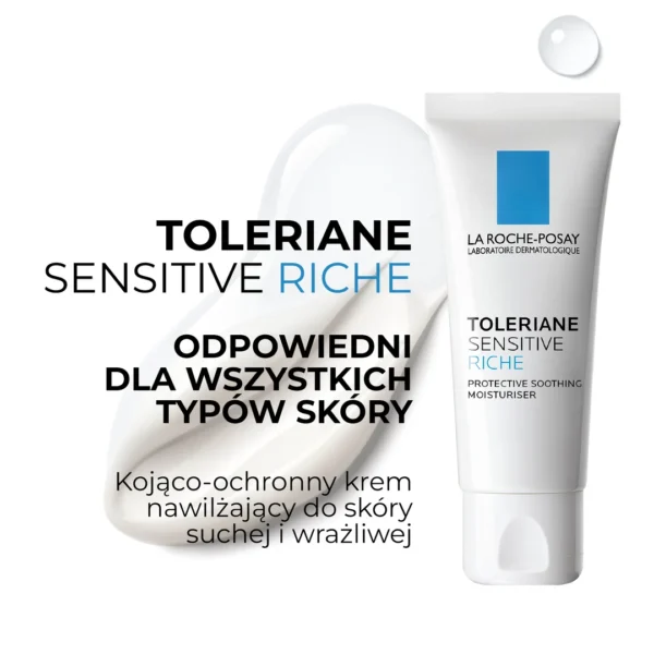 La Roche-Posay Toleriane Sensitive Riche krem nawilżający, 40 ml
