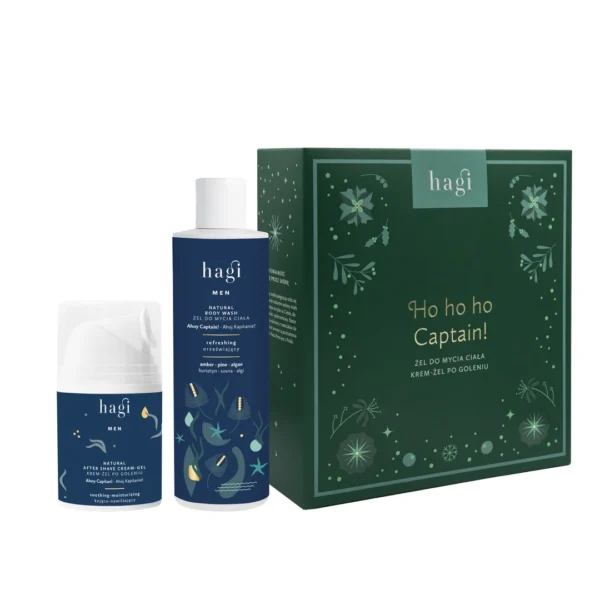 Hagi Ho Ho Ho Captain! żel do mycia ciała, 300 ml + krem-żel po goleniu, 50 ml
