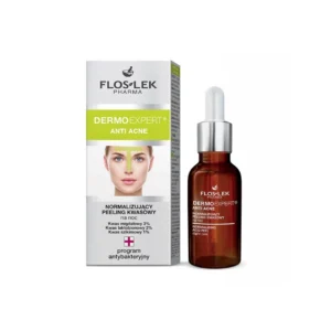 Flos-Lek Dermo Expert Anti Acne normalizujący peeling kwasowy na noc, 30 ml