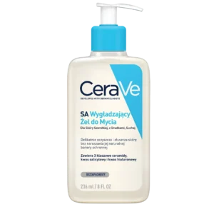 CeraVe SA, Żel Wygładzający do Mycia do Skóry Szorstkiej, z Grudkami, 236 ml