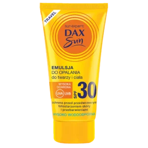 Dax Sun Travel Emulsja Do Opalania Do Twarzy i Ciała SPF 30, 50 ml