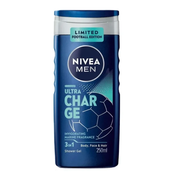 Nivea Men Ultra Charge żel pod prysznic, 250 ml