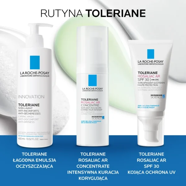 La Roche-Posay Toleriane Rosaliac AR SPF 30 kojący krem ochronny do twarzy, 50 ml