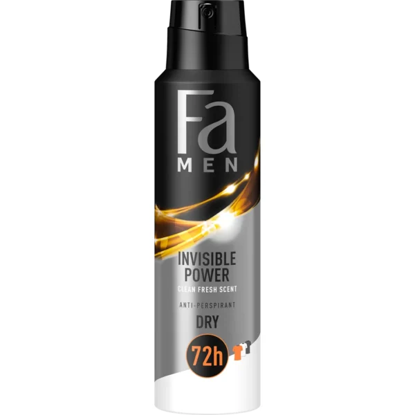 Fa Men Invisible Power dezodorant w sprayu, 150 ml