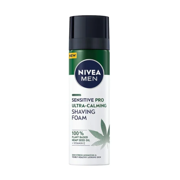 Nivea Men Sensitive Pro Ultra-Calming pianka do golenia, 200 ml