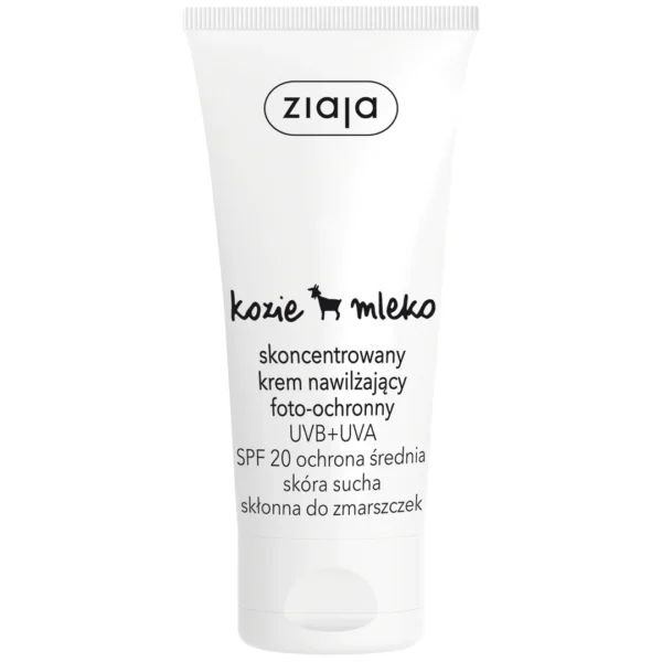 Ziaja Kozie Mleko skoncentrowany krem nawilżający fotoochronny SPF 20, 50 ml