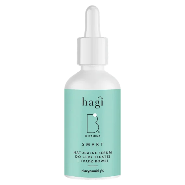 Hagi SMART B naturalne serum do cery tłustej i trądzikowej z niacynamidem 5%, 30 ml