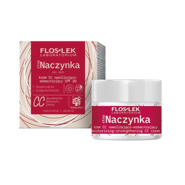 Floslek stopNaczynka krem CC nawilżająco-wzmacniający SPF 20, 50 ml