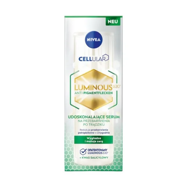 NIVEA Cellular Luminous 630® Udoskonalające serum na przebarwienia po trądziku, 30 ml