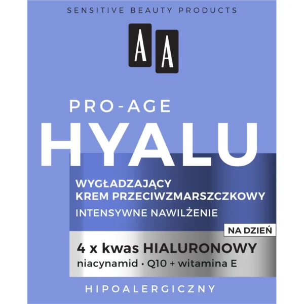 AA Pro-Age Hyalu wygładzający krem przeciwzmarszczkowy na dzień, 50ml - obrazek 2