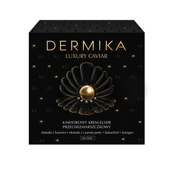 Dermika Luxury Caviar kawiorowy krem-eliksir przeciwzmarszczkowy na noc, 50 ml