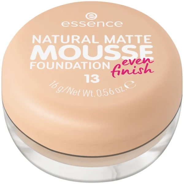 Essence Natural Matte Mousse Foundation podkład do twarzy w musie 13, 16 g - obrazek 5