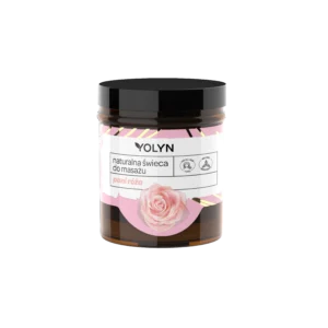 Yolyn Pani Róża świeca do masażu, 120 ml