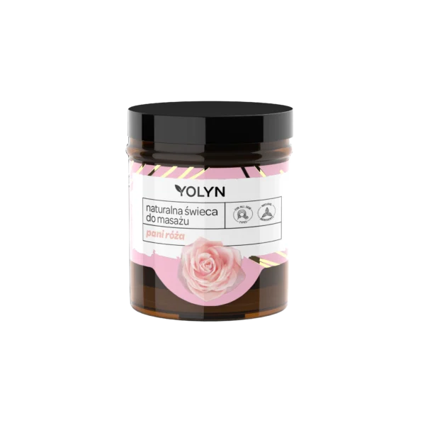 Yolyn Pani Róża świeca do masażu, 120 ml