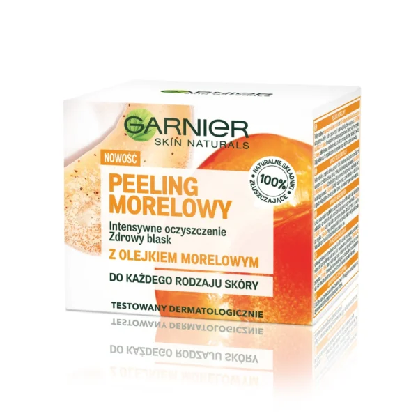 Garnier Skin Naturals Apricot Scrub peeling morelowy do twarzy, 50 ml