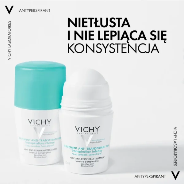Vichy Traitement Anti-Traspirant 48h Antyperspirant w kulce przeciw intensywnemu poceniu, 50 ml - obrazek 4