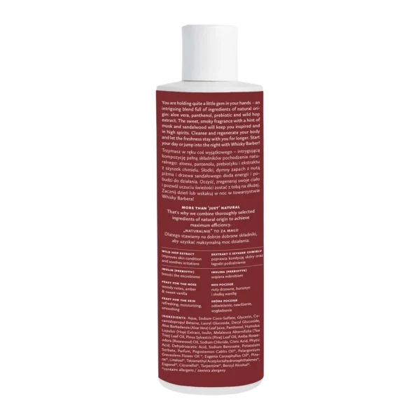 Hagi Whisky Barber naturalny żel do mycia ciała, 300 ml - obrazek 3