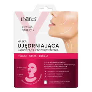 L`BIOTICA Lifting Strefy Y Maska ujędrniająca łagodząca zaczerwienienia