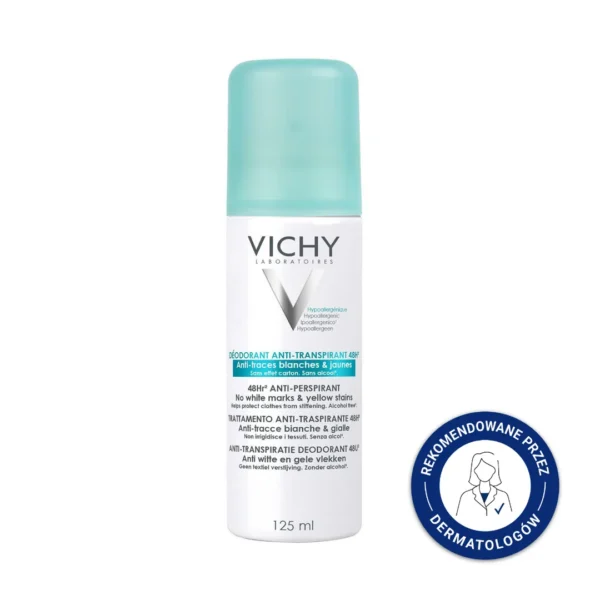 Vichy Anti-Trace antyperspirant w sprayu, 125 ml